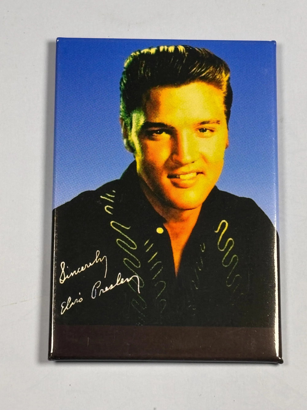 Elvis Presley Portrait Magnet by ATA-BOY 2" X 3" Made In USA 1996